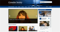 Desktop Screenshot of crowdersentry.net